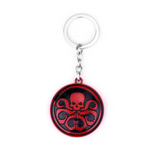 Load image into Gallery viewer, RJ Marvel Jewelry Thor Mjolnir Hammer Axe Keychains Avengers 4 Iron Man Keyring Loki  Thanos Sword Key chains