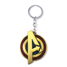 Load image into Gallery viewer, RJ Marvel Jewelry Thor Mjolnir Hammer Axe Keychains Avengers 4 Iron Man Keyring Loki  Thanos Sword Key chains