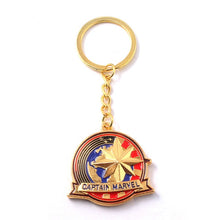 Load image into Gallery viewer, RJ Marvel Jewelry Thor Mjolnir Hammer Axe Keychains Avengers 4 Iron Man Keyring Loki  Thanos Sword Key chains