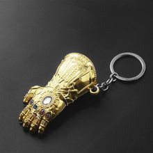 Load image into Gallery viewer, RJ Marvel Jewelry Thor Mjolnir Hammer Axe Keychains Avengers 4 Iron Man Keyring Loki  Thanos Sword Key chains