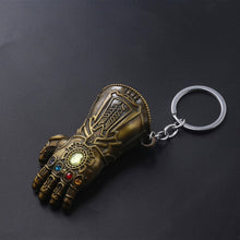 Load image into Gallery viewer, RJ Marvel Jewelry Thor Mjolnir Hammer Axe Keychains Avengers 4 Iron Man Keyring Loki  Thanos Sword Key chains