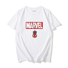Load image into Gallery viewer, The Avengers T Shirt Women Marvel Spider-Man Iron Man 2019 New Style Tshirt Summer Short Sleeves Casual Clothers