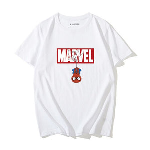 The Avengers T Shirt Women Marvel Spider-Man Iron Man 2019 New Style Tshirt Summer Short Sleeves Casual Clothers