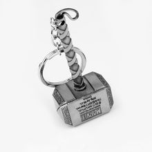 Load image into Gallery viewer, Marvel Movie Avengers 3 Thor Axe Hammer keychain  Infinity War Thor Hammer Keychain Key Ring Chaveiro Key Chain
