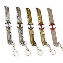 Load image into Gallery viewer, Marvel Avengers 4 Thanos Keychain Endgame New Weapons Keyrings