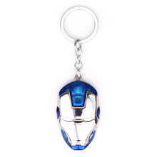 Load image into Gallery viewer, Marvel Comics The Avengers Keychain Captain America Iron Man Thor Hammer Metal Key Chains