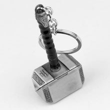 Load image into Gallery viewer, Marvel Comics The Avengers Keychain Captain America Iron Man Thor Hammer Metal Key Chains