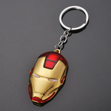 Load image into Gallery viewer, New Iron Man Tony Stark Keychain Marvel The Avengers 4 Endgame Quantum Realm Series Key Ring Car Key Chain Holder Porte Clef