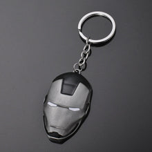 Load image into Gallery viewer, New Iron Man Tony Stark Keychain Marvel The Avengers 4 Endgame Quantum Realm Series Key Ring Car Key Chain Holder Porte Clef