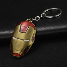 Load image into Gallery viewer, New Iron Man Tony Stark Keychain Marvel The Avengers 4 Endgame Quantum Realm Series Key Ring Car Key Chain Holder Porte Clef