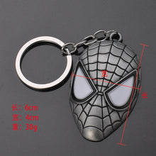 Load image into Gallery viewer, New Iron Man Tony Stark Keychain Marvel The Avengers 4 Endgame Quantum Realm Series Key Ring Car Key Chain Holder Porte Clef