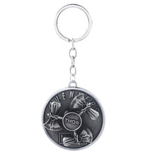 Load image into Gallery viewer, New Iron Man Tony Stark Keychain Marvel The Avengers 4 Endgame Quantum Realm Series Key Ring Car Key Chain Holder Porte Clef