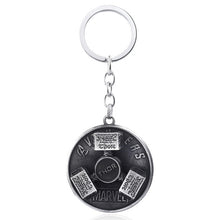 Load image into Gallery viewer, New Iron Man Tony Stark Keychain Marvel The Avengers 4 Endgame Quantum Realm Series Key Ring Car Key Chain Holder Porte Clef