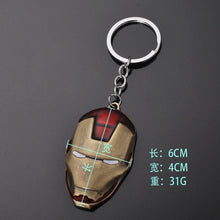 Load image into Gallery viewer, 2019 NEW Marvel Avengers Thor's Hammer Mjolnir Keychain Captain America Shield Hulk Batman Mask KeyChain
