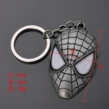 Load image into Gallery viewer, 2019 NEW Marvel Avengers Thor's Hammer Mjolnir Keychain Captain America Shield Hulk Batman Mask KeyChain
