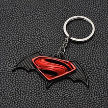 Load image into Gallery viewer, 2019 NEW Marvel Avengers Thor's Hammer Mjolnir Keychain Captain America Shield Hulk Batman Mask KeyChain