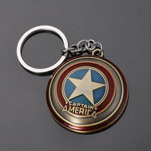 Load image into Gallery viewer, 2019 NEW Marvel Avengers Thor's Hammer Mjolnir Keychain Captain America Shield Hulk Batman Mask KeyChain