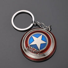 Load image into Gallery viewer, 2019 NEW Marvel Avengers Thor's Hammer Mjolnir Keychain Captain America Shield Hulk Batman Mask KeyChain
