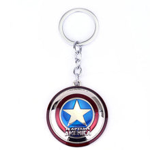 Load image into Gallery viewer, Marvel Avengers Super Hero Captain America Key Rings Keychains