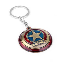 Load image into Gallery viewer, Marvel Avengers Super Hero Captain America Key Rings Keychains