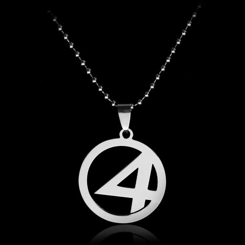 Marvel Comics Fantastic Four Stainless Steel Pendant Necklace