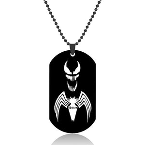 The Avengers Comic Anime Marvel Spider Man Venom necklace