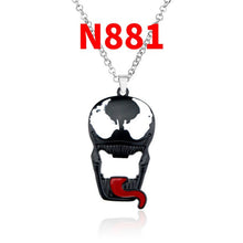 Load image into Gallery viewer, The Avengers Comic Anime Marvel Spider Man Venom necklace