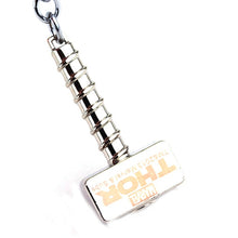Load image into Gallery viewer, Marvel Movie Thor  Keychain Fashion Avengers Thor Weapon Metal Keyrings Key Chain
