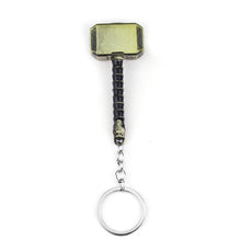 Load image into Gallery viewer, Marvel Movie Thor  Keychain Fashion Avengers Thor Weapon Metal Keyrings Key Chain