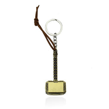Load image into Gallery viewer, Marvel Movie Thor  Keychain Fashion Avengers Thor Weapon Metal Keyrings Key Chain