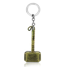Load image into Gallery viewer, Marvel Thor Axe Hammer Keychain Avengers Endgame Thor Enamel Weapon