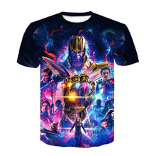 Load image into Gallery viewer, New arrive popular movie Avengers 4 Endgam marvel t shirt 3D print fashion short sleeve tshirt streetwear casual summer tops