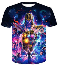 Load image into Gallery viewer, New arrive popular movie Avengers 4 Endgam marvel t shirt 3D print fashion short sleeve tshirt streetwear casual summer tops