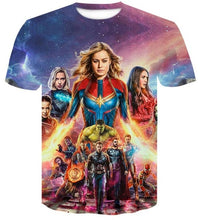 Load image into Gallery viewer, New arrive popular movie Avengers 4 Endgam marvel t shirt 3D print fashion short sleeve tshirt streetwear casual summer tops