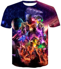 Load image into Gallery viewer, New arrive popular movie Avengers 4 Endgam marvel t shirt 3D print fashion short sleeve tshirt streetwear casual summer tops